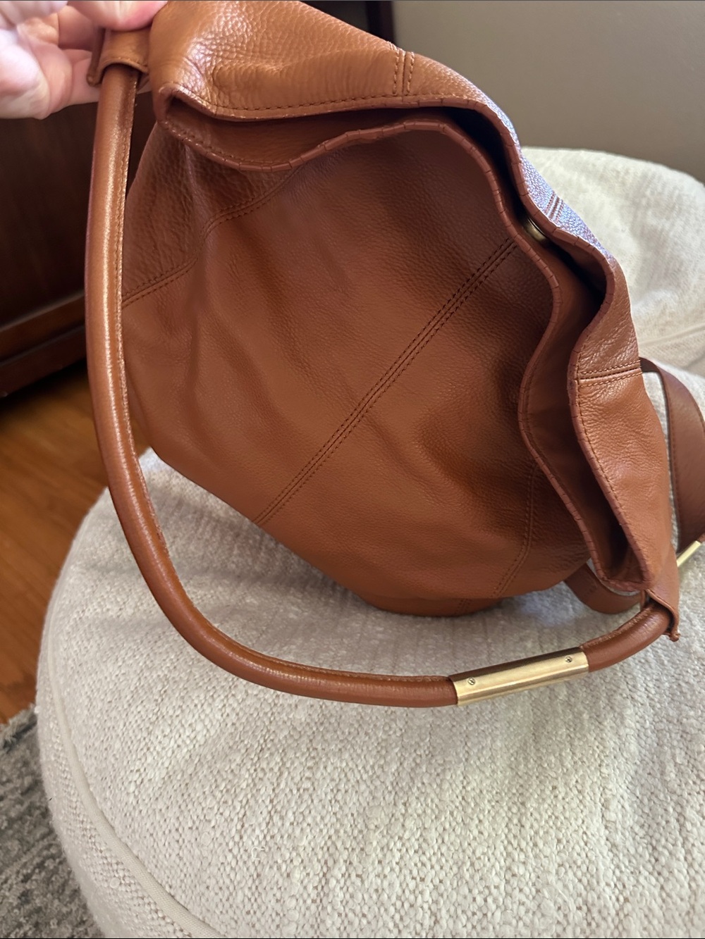 Foley + Corinna Tan Leather Shoulder Hobo - Picture 7 of 7